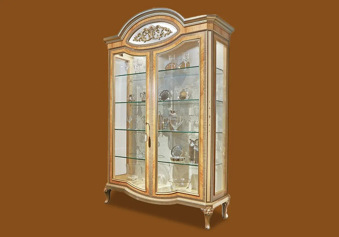 Brown color royal vitrine