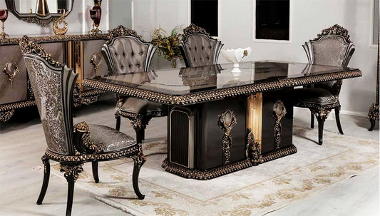 Modern Style Classical Saheste Dining Table Set