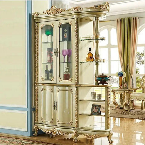 Cream color luxury vitrine