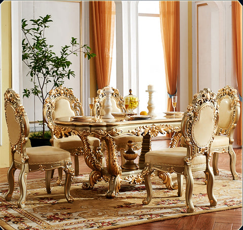 Royal Classic European Style Dining Table Set