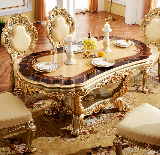 Royal Classic European Style Dining Table Set