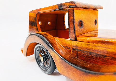 Wooden Old Car Toy For Kids