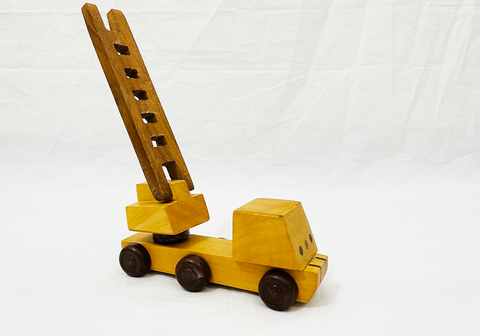 Wooden Fire Brigade Toy For Kids