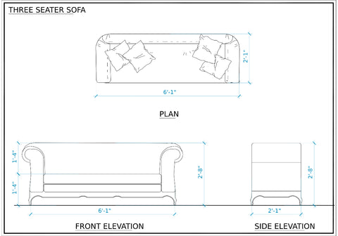 Classical And Premium Look Zahora Sofa Set