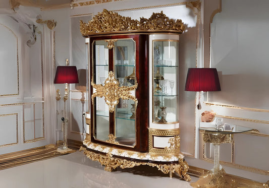 Brown color royal vitrine