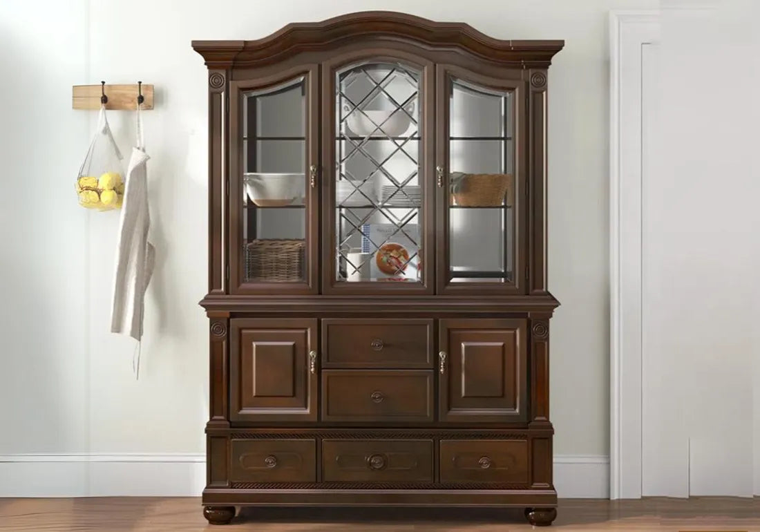 Dark brown color royal vitrine