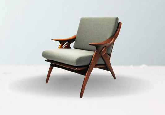 Modern Style Unique Wooden Arm Chair