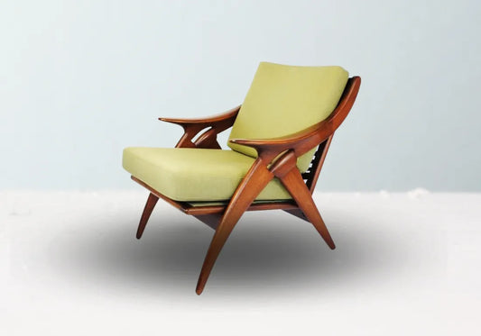 Modern Style Unique Wooden Arm Chair