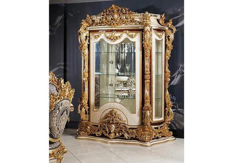 Golden color Royal vitrine