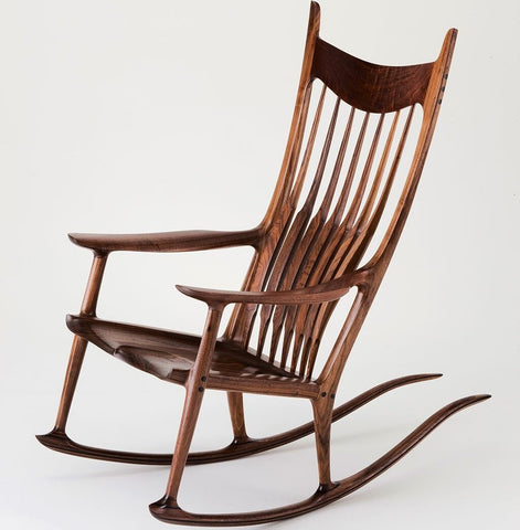 Carved Rocking Chair with Teakwood