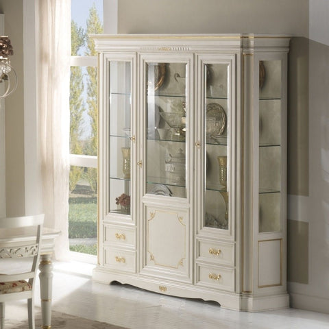 White color itlaian vitrine