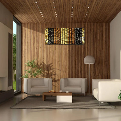 Modern Wood Wall Art Panel