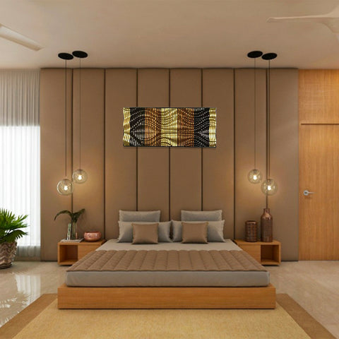 Modern Wood Wall Art Panel