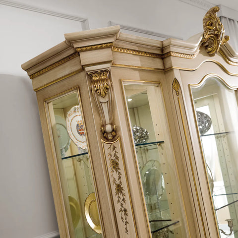 Fine detailing on the luxury vitrine