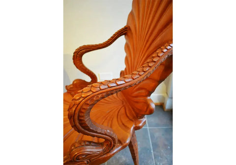 Italian And Classical Grotto Arm Chair