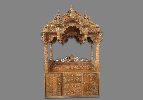 Super Deluxe Teakwood Home Temple