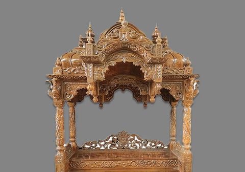 Super Deluxe Teakwood Home Temple