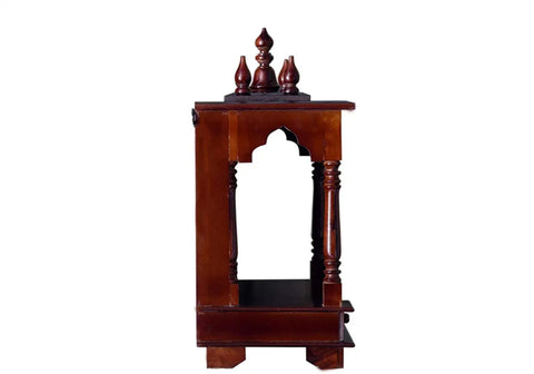 Opulent Hand Carved Teak Wooden Temple