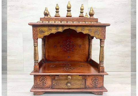 Elite Hand Carved Teak Wooden Temple