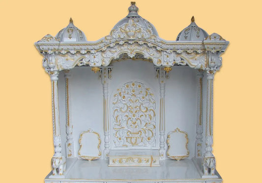 Royal Hand Carved Teak Wooden Temple