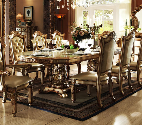 Luxury Pedestal Dining Table Set