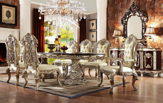 Luxury Antique Dining Table Set