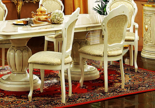 Italian Luxury Classic Dining Table Set