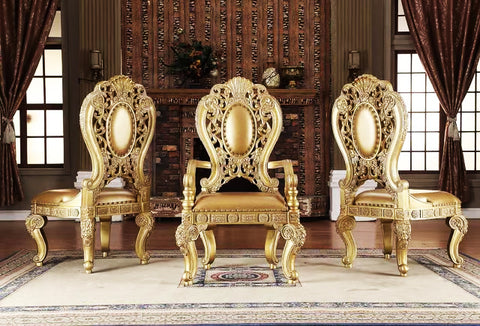 Luxury Royal Antique Dining Table Set