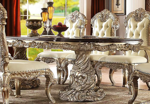 Luxury Antique Dining Table Set