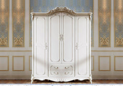 Luxury European Style Hand Carving wardrobe